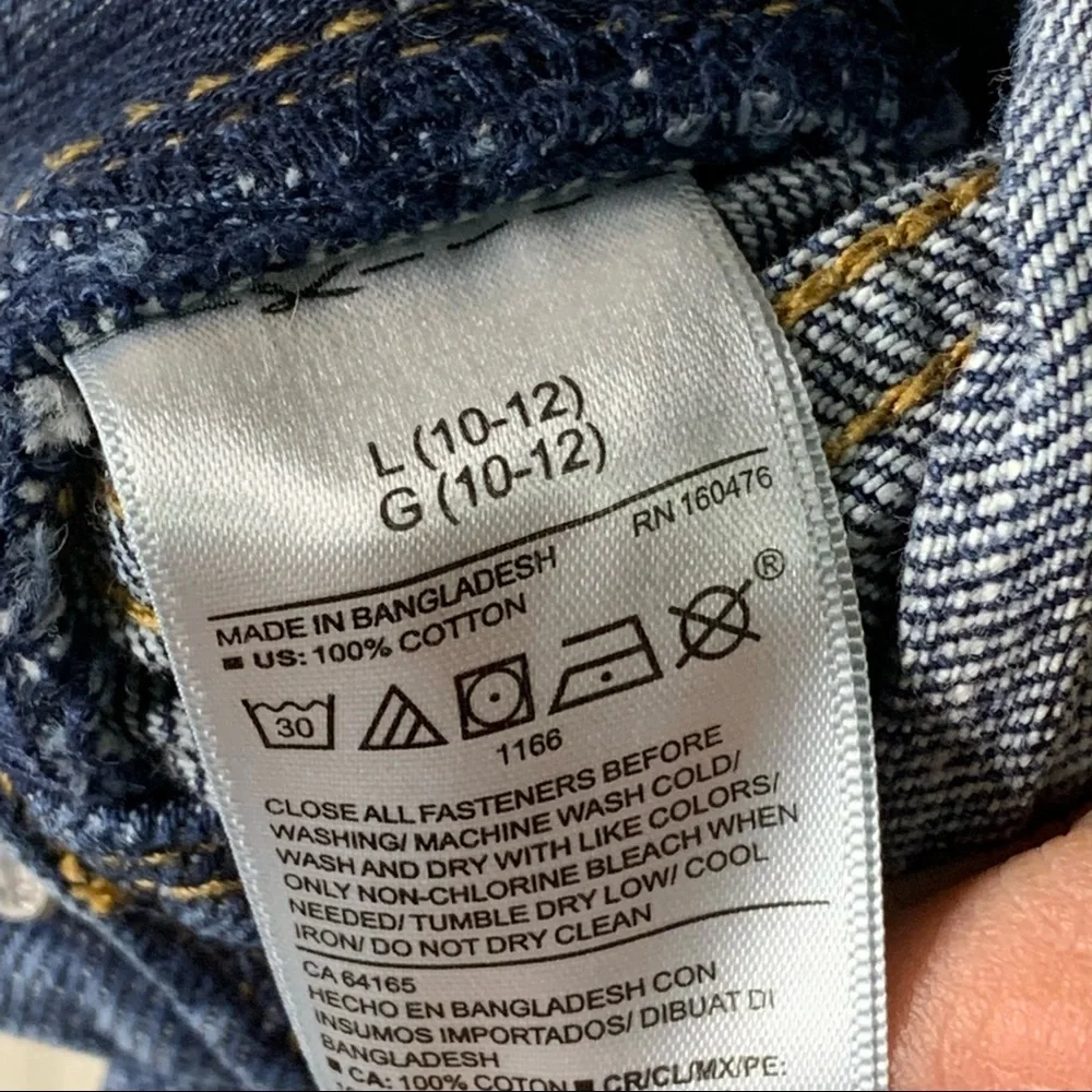 Girl’s Old Navy Denim Shortalls